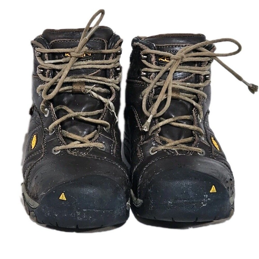 Keen Boots Utility Mt. Vernon Steel Toe Work Womens Size 9W Waterproof Leather - Picture 2 of 14